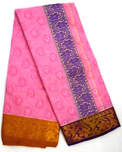 Jaquard Big Fancy Border Dhoti Dupatta Set