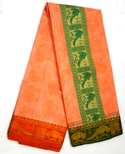 Load image into Gallery viewer, Jaquard Big Fancy Border Dhoti Dupatta Set