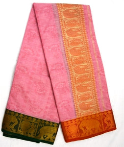 Jaquard Big Fancy Border Dhoti Dupatta Set