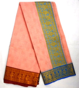 Jaquard Big Fancy Border Dhoti Dupatta Set