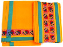 Load image into Gallery viewer, Embroidered Border Colored Dhoti Dupatta Set