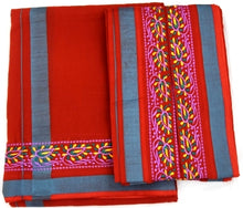 Load image into Gallery viewer, Embroidered Border Colored Dhoti Dupatta Set