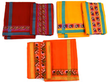 Load image into Gallery viewer, Embroidered Border Colored Dhoti Dupatta Set