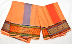 Fancy Border Colored Dhoti Dupatta Set