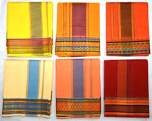 Load image into Gallery viewer, Fancy Border Colored Dhoti Dupatta Set