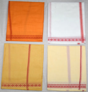 Rudraksha Border Dhoti Dupatta Set