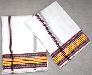 Churi Border Dhoti Dupatta Set