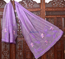 Load image into Gallery viewer, Lavender Floral Scarf