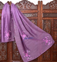 Load image into Gallery viewer, Amethyst Floral Scarf