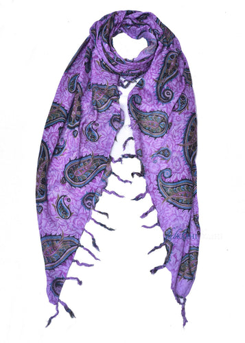 Lavender Paisley Scarf