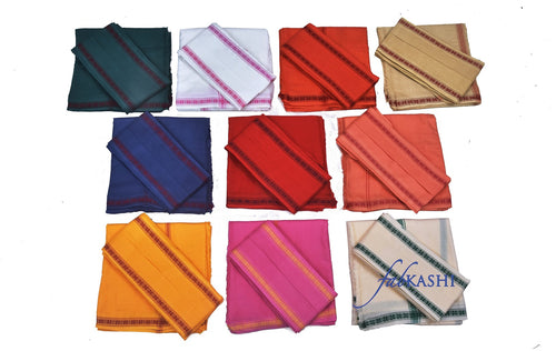 Rudraksha Border Dhoti Dupatta Set